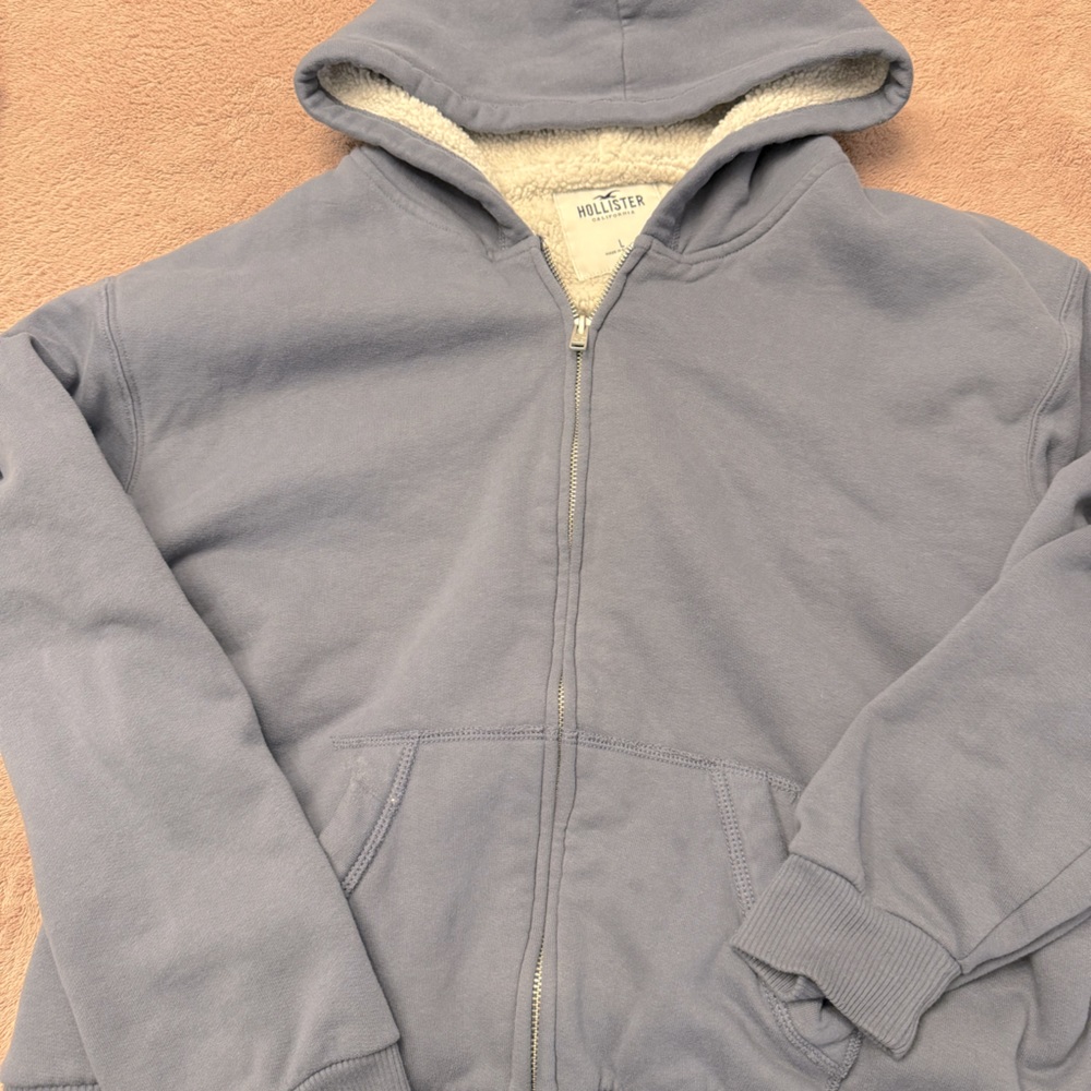 Hollister zip up hoodie